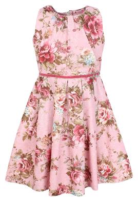 

Cutecumber Pink Polyester Sleeveless Knee Length Princess Frock ( Pack of 1 )