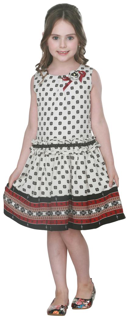 

Cutecumber Baby girl Cotton Solid Princess frock - Cream
