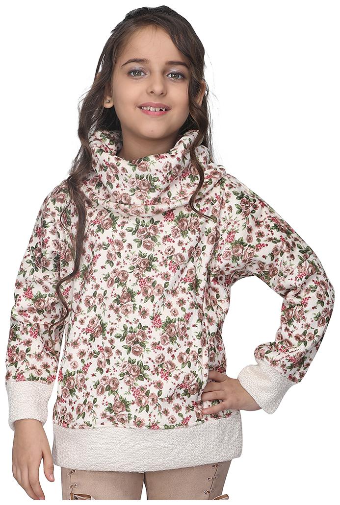 

Cutecumber Girl Polyester Floral Top - Multi