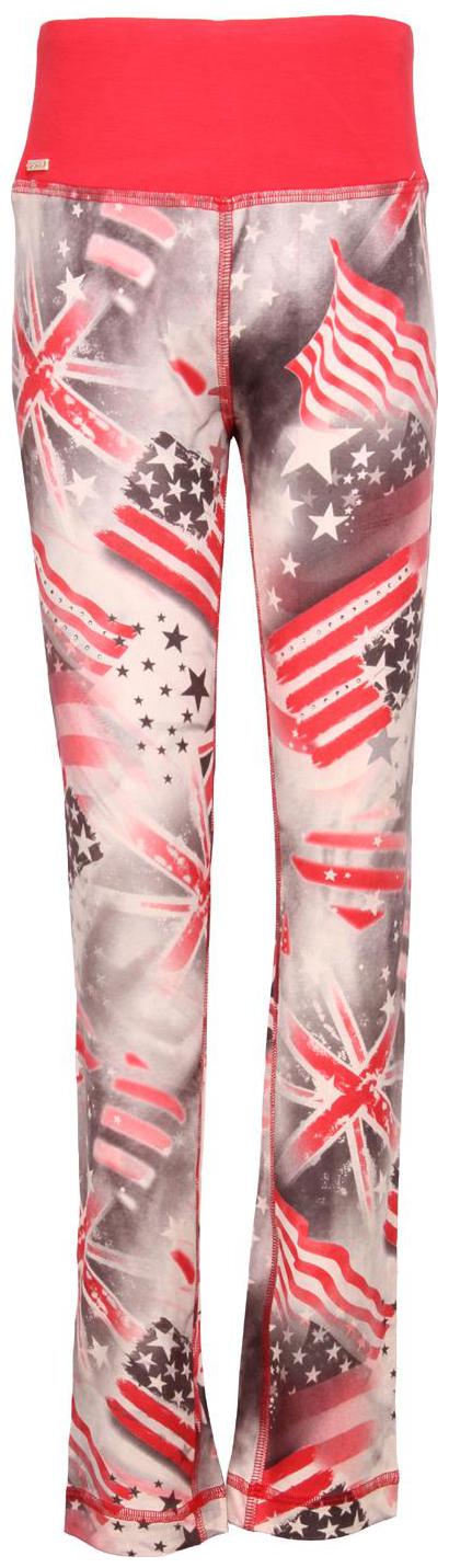 

Cutecumber Girl s Flag Printed Pink Leggings