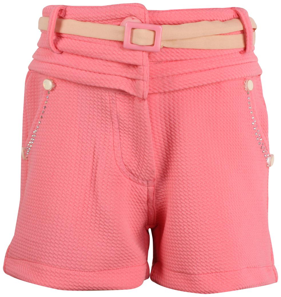 

Cutecumber Girl Polyester Solid Regular shorts - Pink