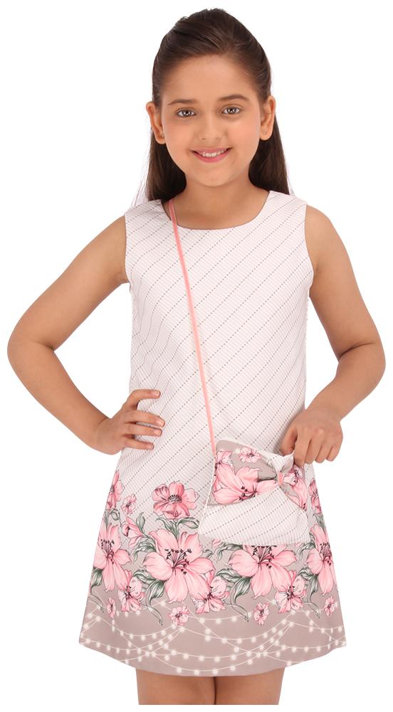 

Cutecumber White Polyester Sleeveless Knee Length Princess Frock ( Pack of 1 )