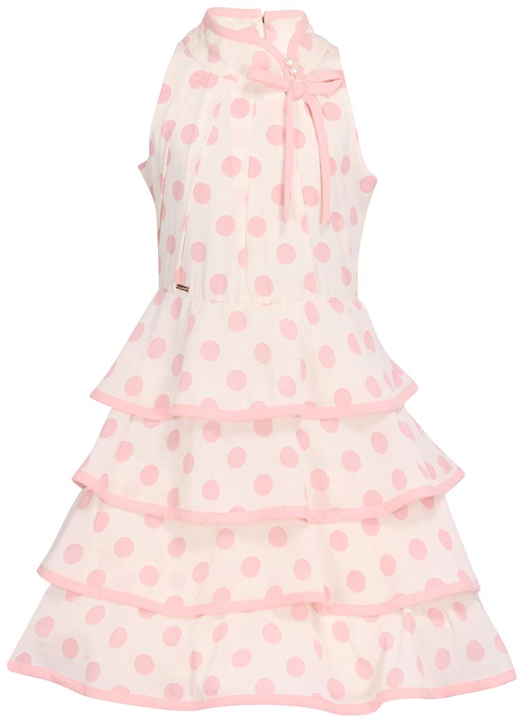 

Cutecumber Cream Polyester Sleeveless Knee Length Princess Frock ( Pack of 1 )