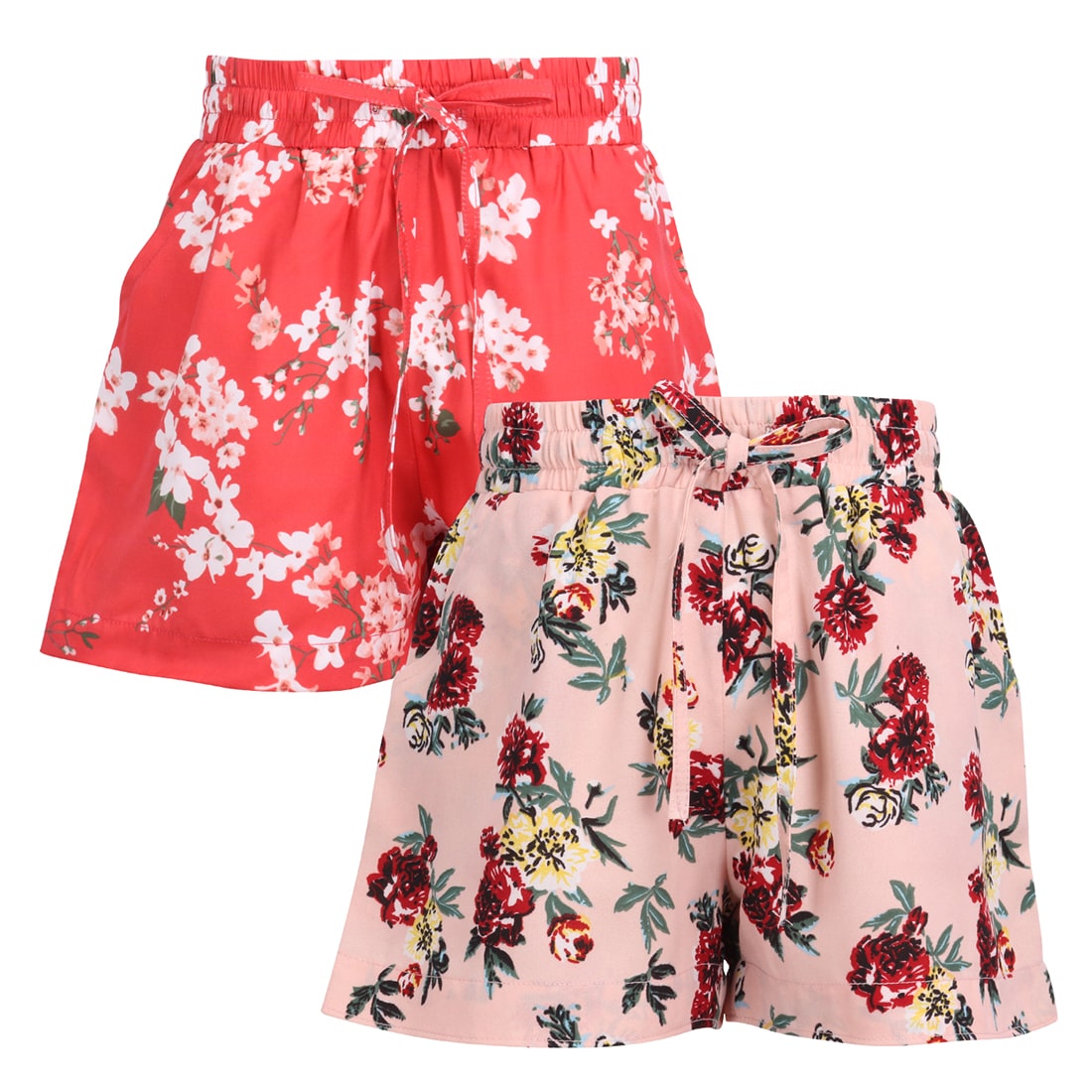 

Cutecumber Girl Polyester Floral Regular shorts - Multi