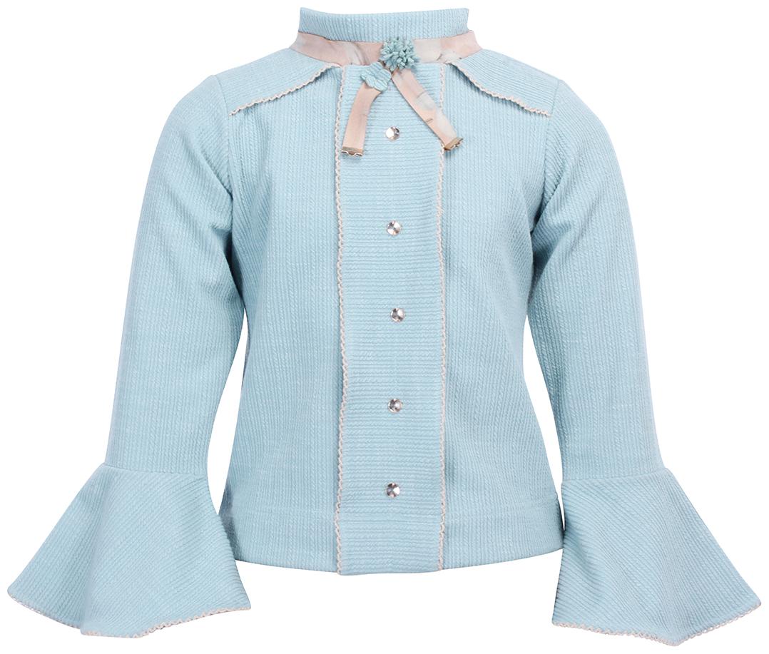

Cutecumber Girl Polyester Solid Top - Blue