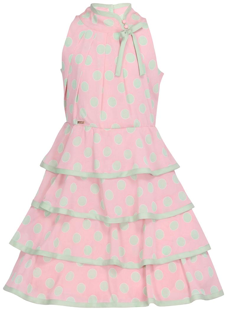

Cutecumber Baby girl Polyester Polka dots Princess frock - Pink
