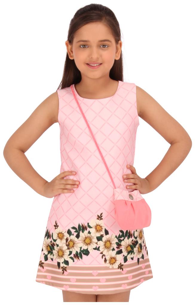 

Cutecumber Pink Polyester Sleeveless Knee Length Princess Frock ( Pack of 1 )
