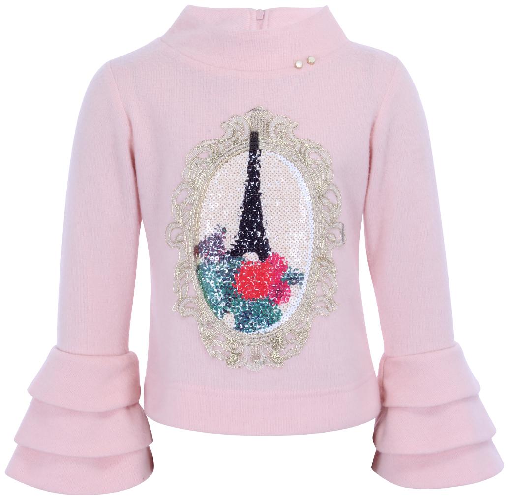 

Cutecumber Girl Polyester Embellished Top - Pink