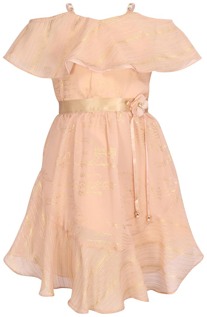 

Cutecumber Pink Georgette Sleeveless Knee Length Princess Frock ( Pack of 1 )