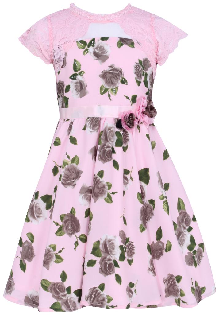 

Cutecumber Pink Cotton Short Sleeves Knee Length Princess Frock ( Pack of 1 )
