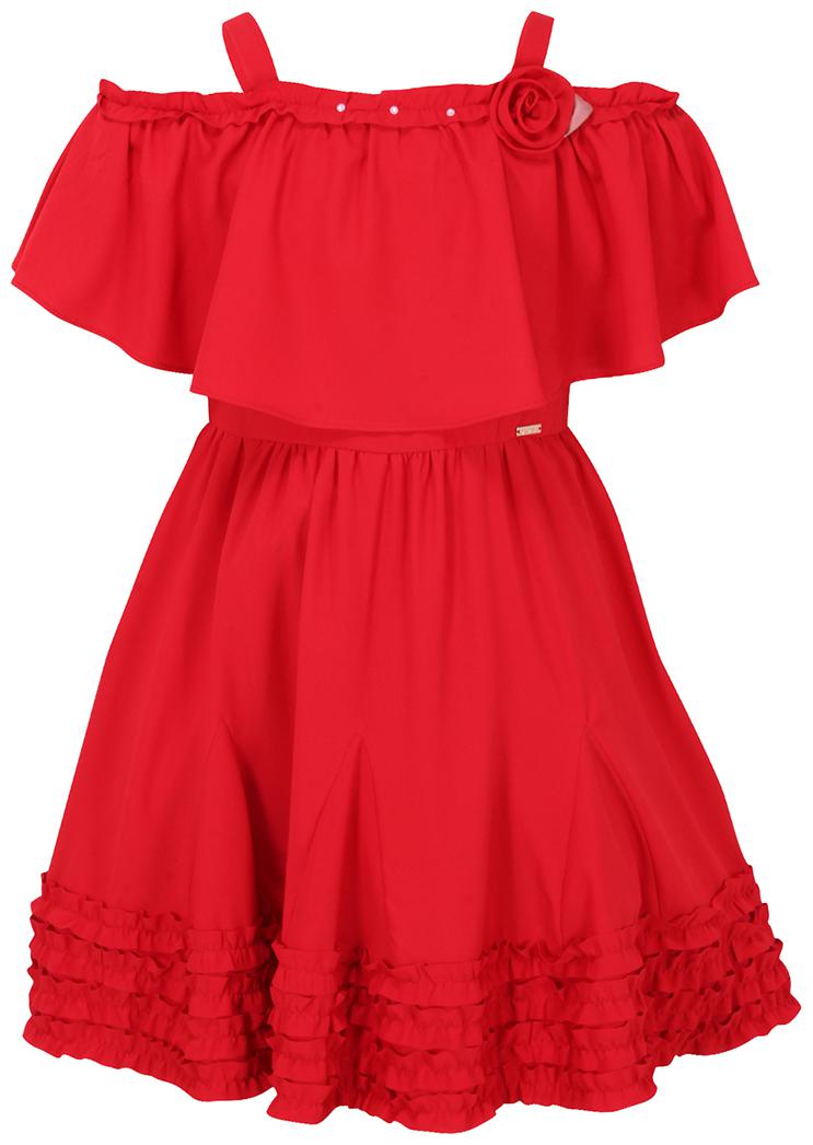

Cutecumber Red Georgette Sleeveless Knee Length Princess Frock ( Pack of 1 )