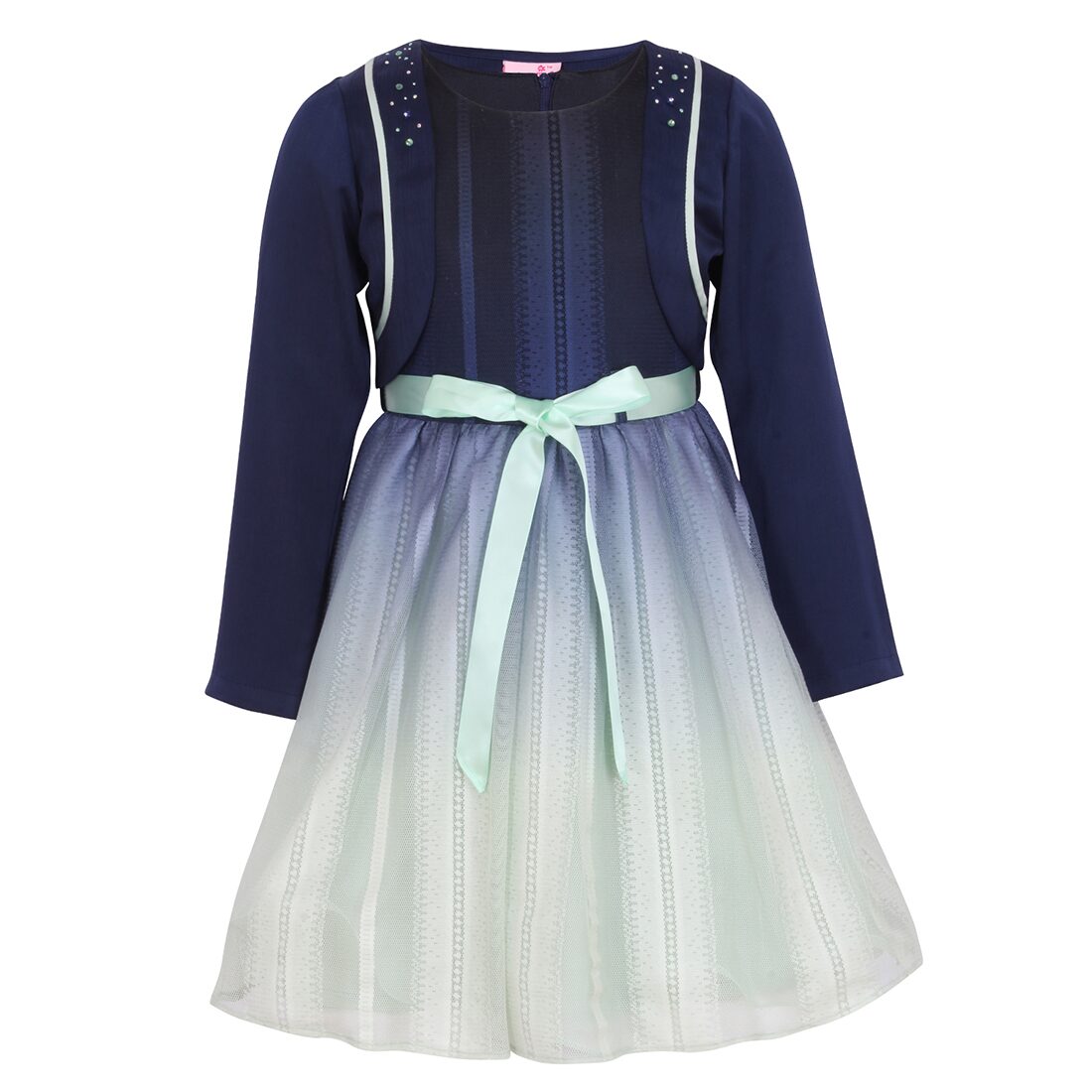 

Cutecumber Green Lace Full Sleeves Knee Length Princess Frock ( Pack of 1 )