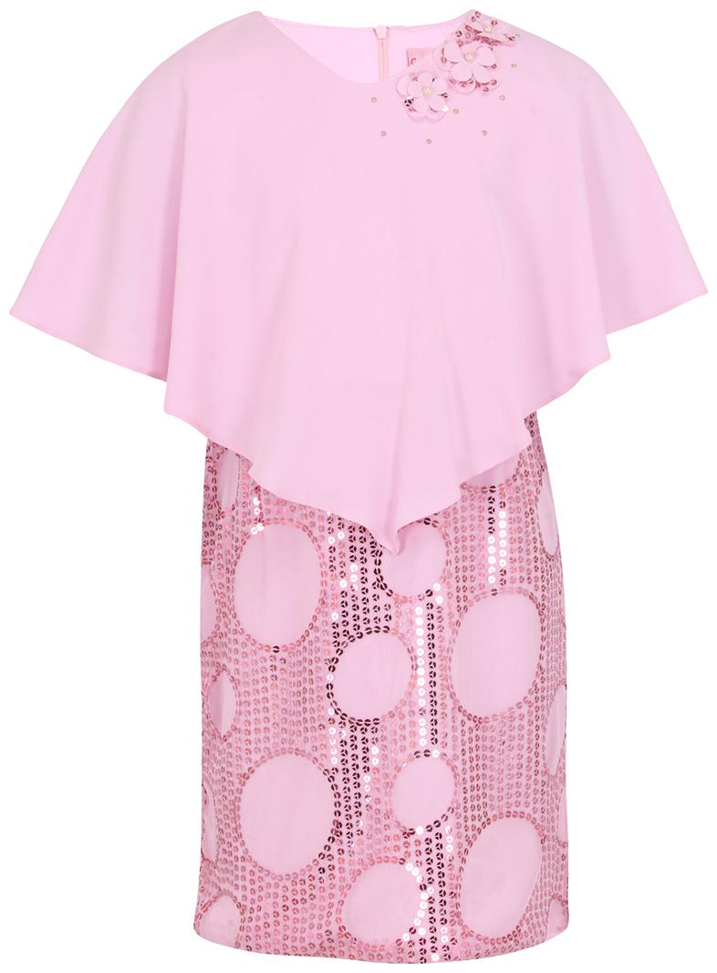 

Cutecumber Pink Georgette Sleeveless Knee Length Princess Frock ( Pack of 1 )