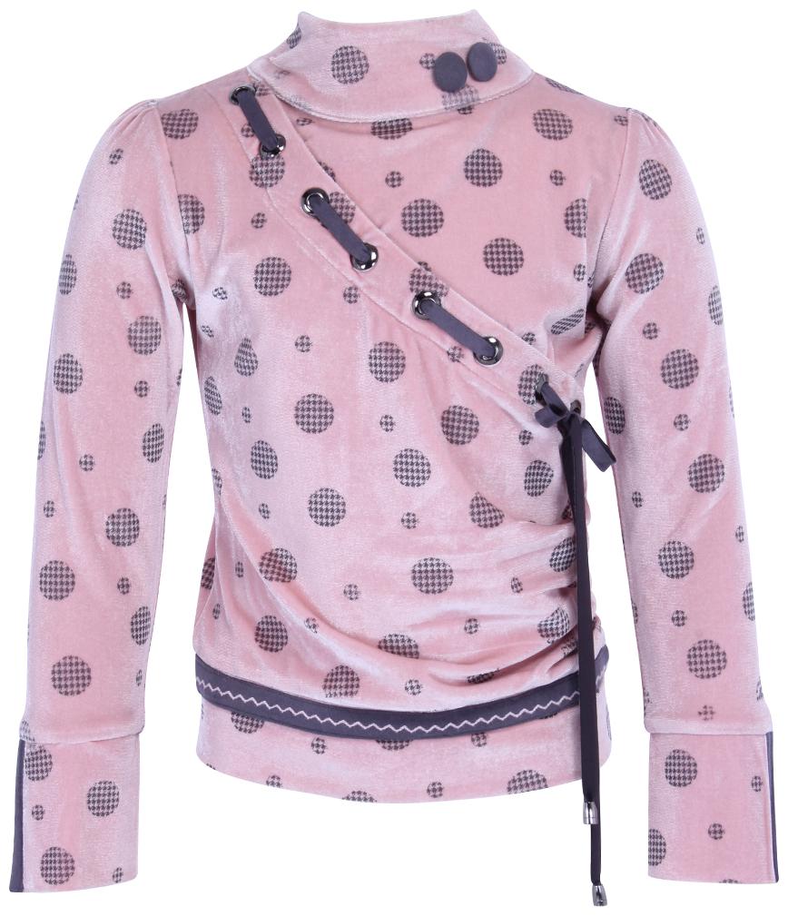 

Cutecumber Girl Polyester Polka dots Top - Pink