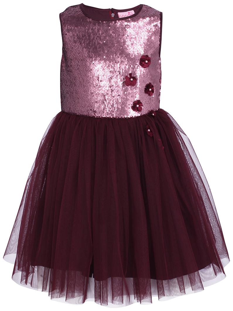 

Cutecumber Maroon Net Sleeveless Knee Length Princess Frock ( Pack of 1 )