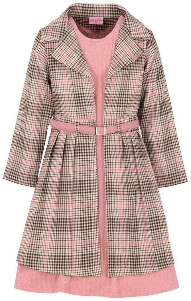 

Cutecumber Pink Cotton Full Sleeves Knee Length Princess Frock ( Pack of 1 )
