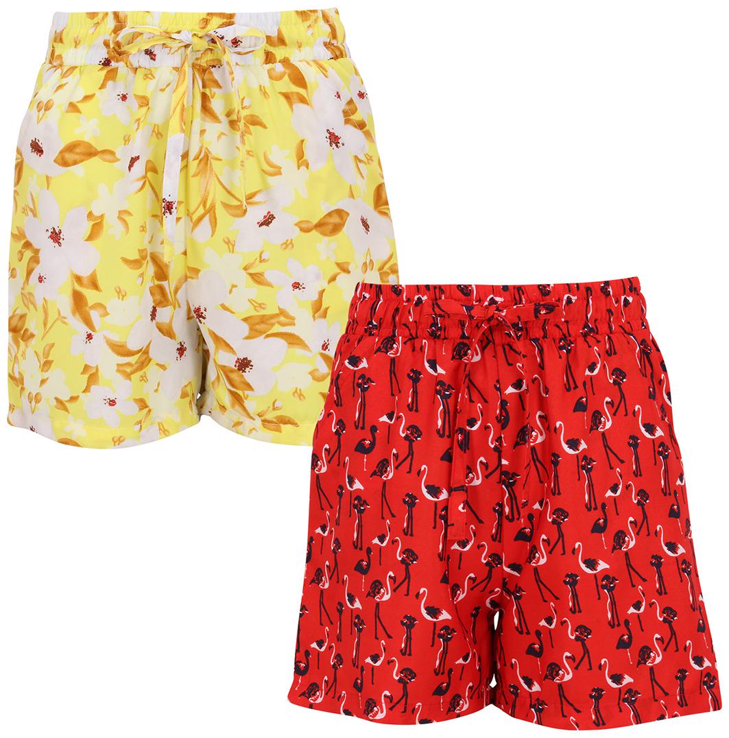 

Cutecumber Girl Polyester Floral Denim shorts - Multi