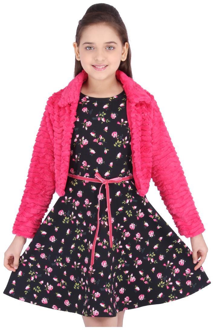 

Cutecumber Black Polyester Full Sleeves Knee Length Princess Frock ( Pack of 1 )