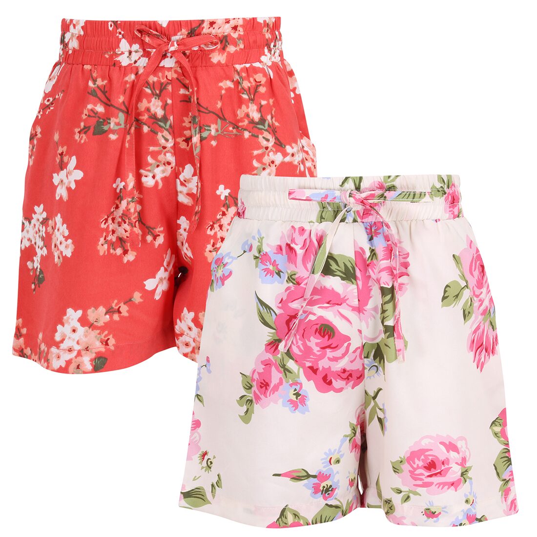 

Cutecumber Girl Polyester Floral Regular shorts - Multi