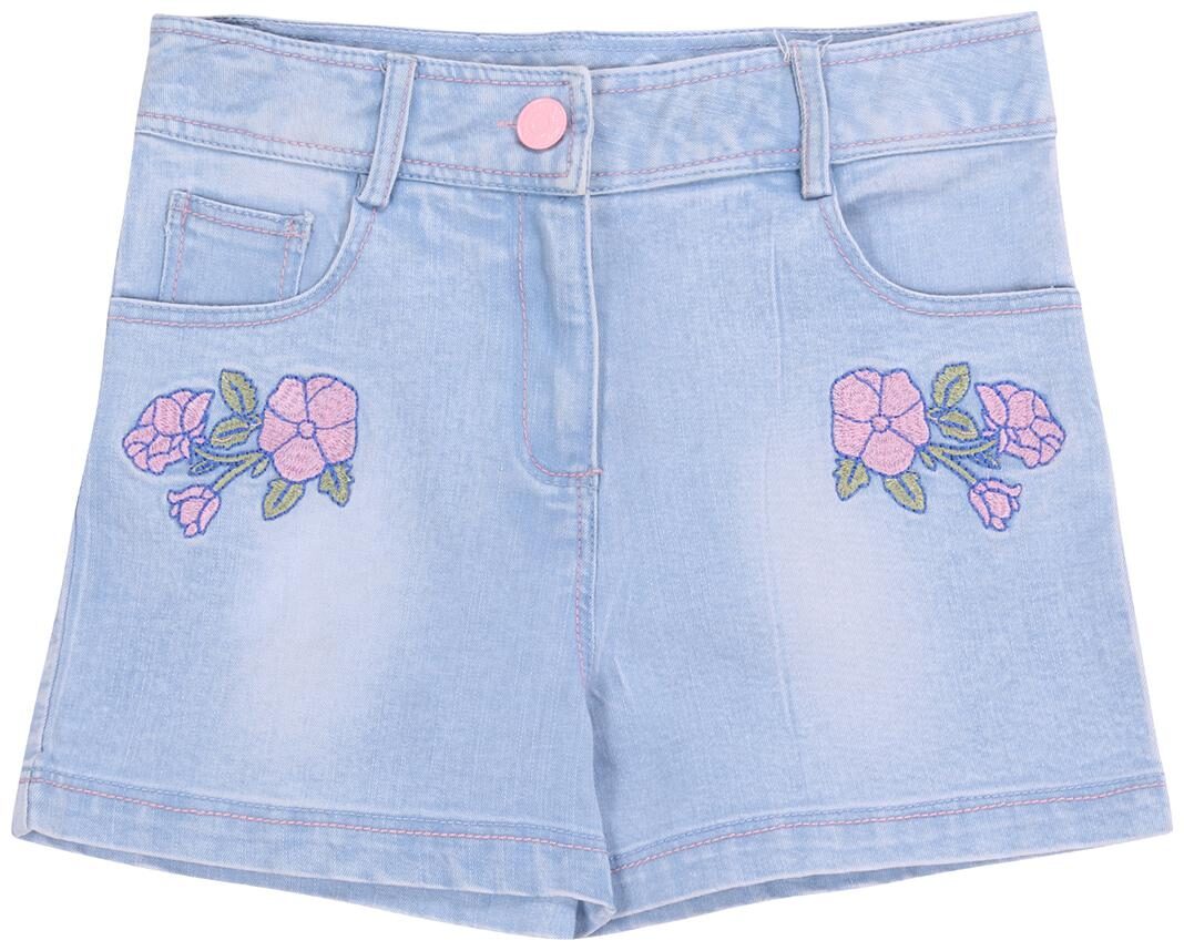 

Cutecumber Girl Denim Solid Denim shorts - Blue