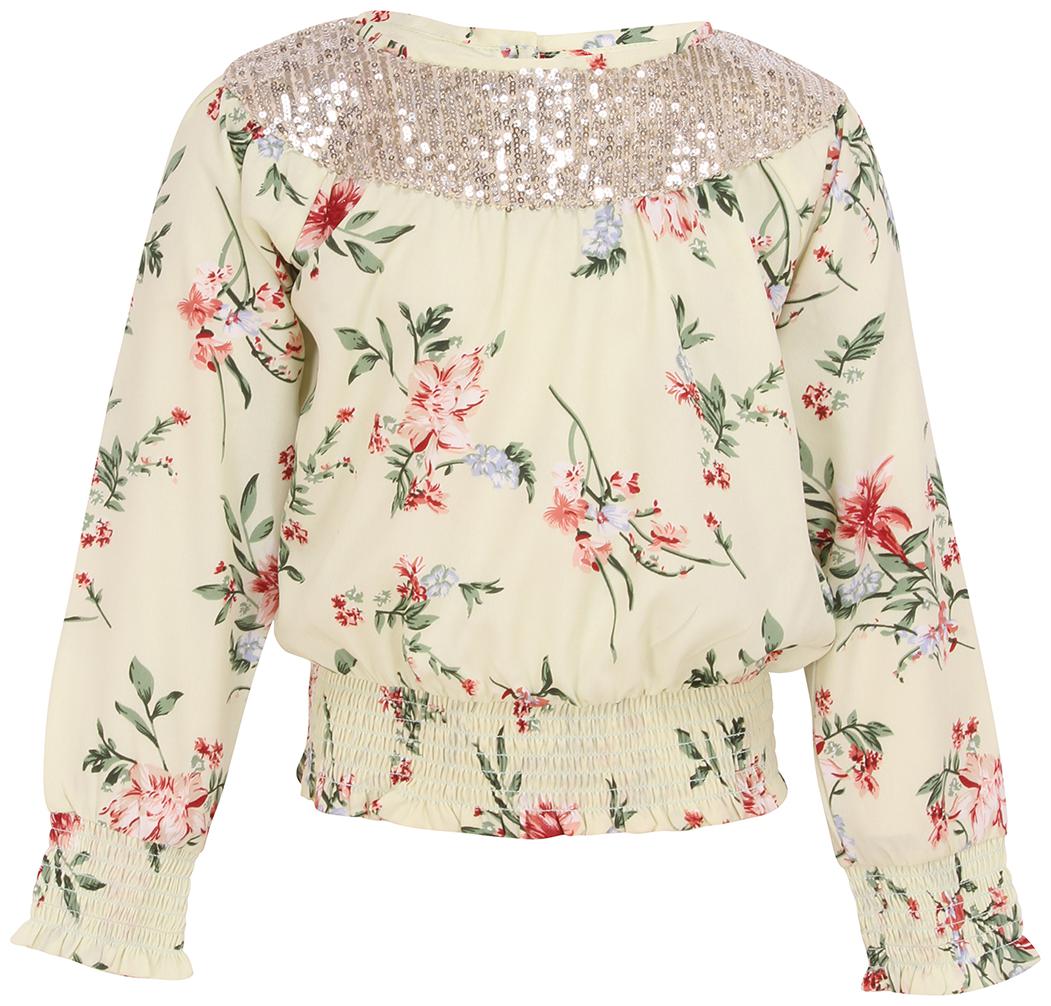 

Cutecumber Girl Polyester Embellished Top - Green
