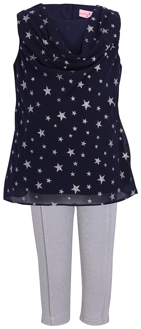 

Cutecumber Baby girl Top bottom set - Blue Grey