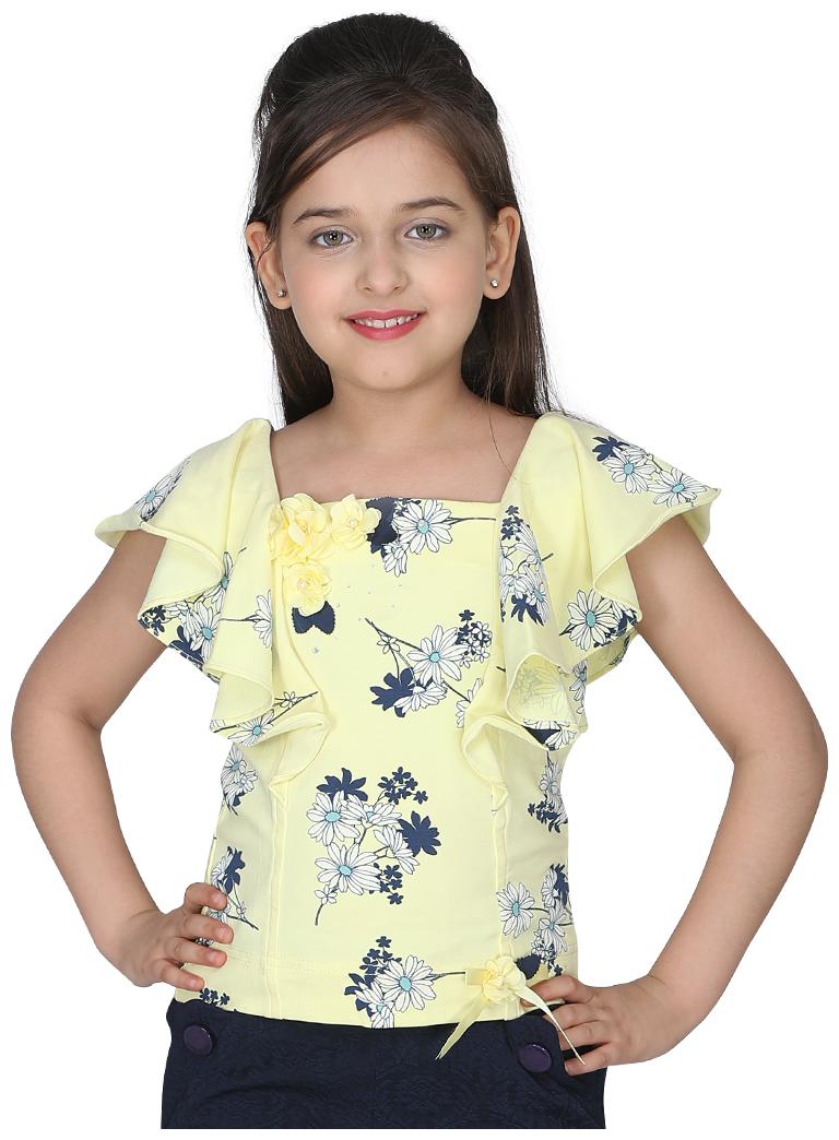 

Cutecumber Tops Tees Shirts For Girls (Yellow)