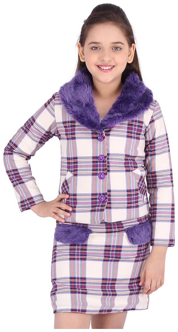 

Cutecumber Baby girl Top bottom set - Purple