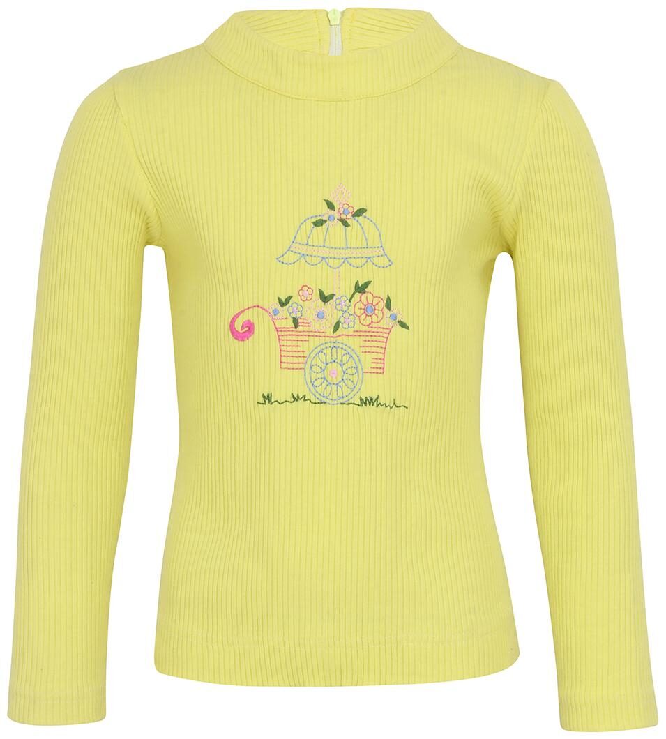 

Cutecumber Knitted Solid Top for Baby Girl - Green