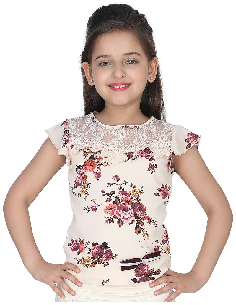 

Cutecumber Girl Georgette Floral Top - Multi