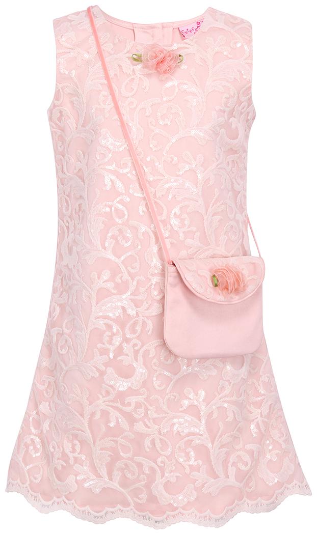 

Cutecumber Pink Georgette Sleeveless Knee Length Princess Frock ( Pack of 1 )
