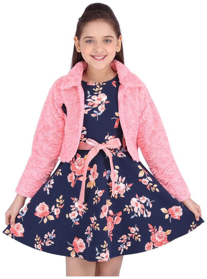 

Cutecumber Blue Cotton Full Sleeves Knee Length Princess Frock ( Pack of 1 )
