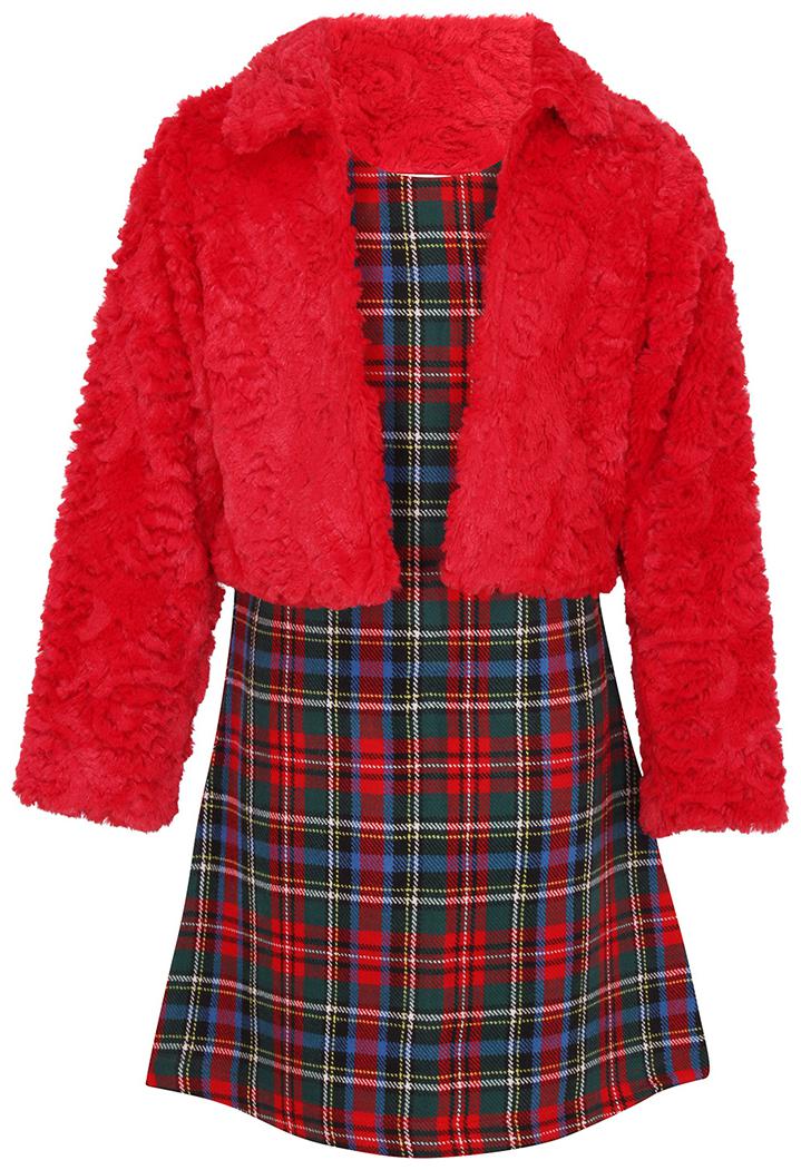 

Cutecumber Red Polyester Full Sleeves Knee Length Princess Frock ( Pack of 2 )