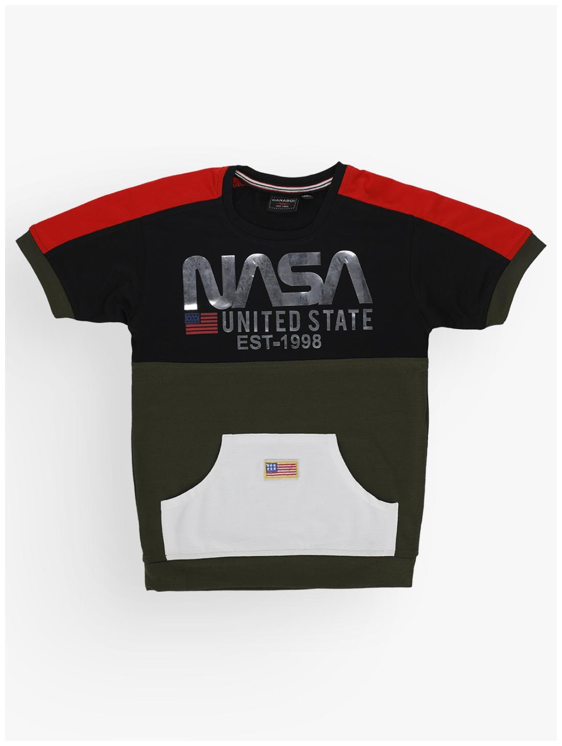 

DANABOI Boy Cotton blend Colorblocked T-shirt - Multi