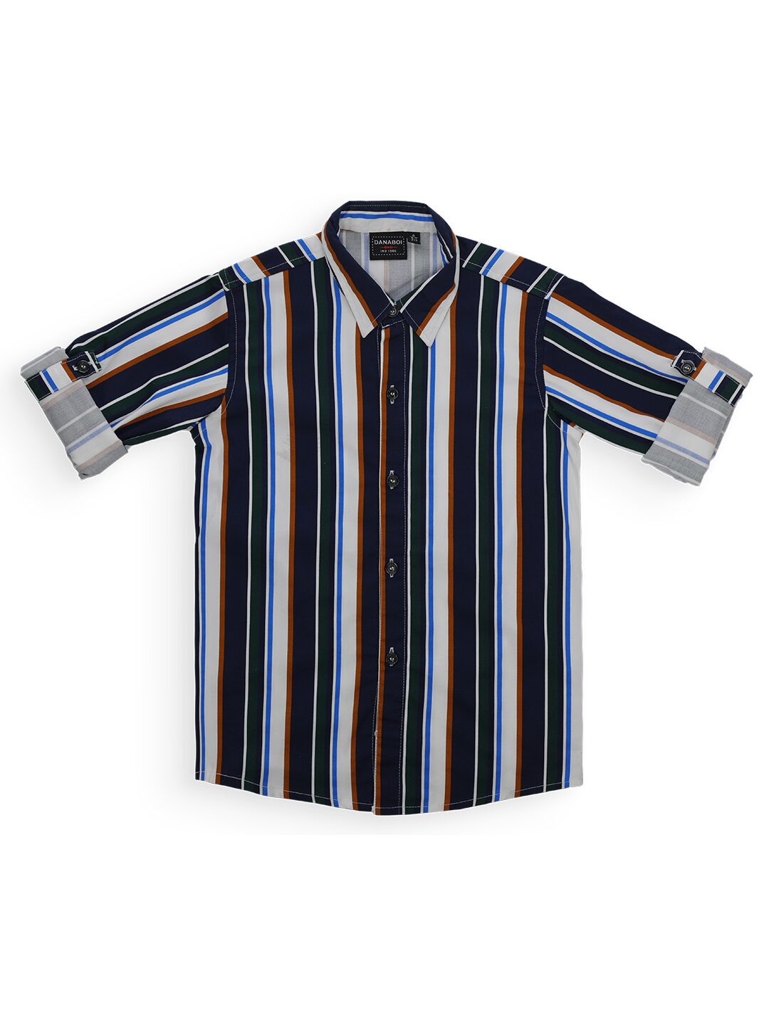 

DANABOI Boy Cotton blend Striped Shirt Multi