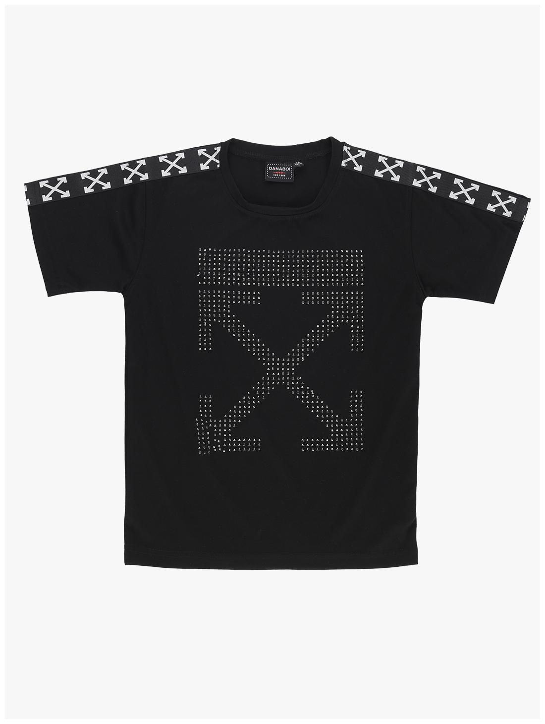

DANABOI Boy Cotton blend Embellished T-shirt - Black