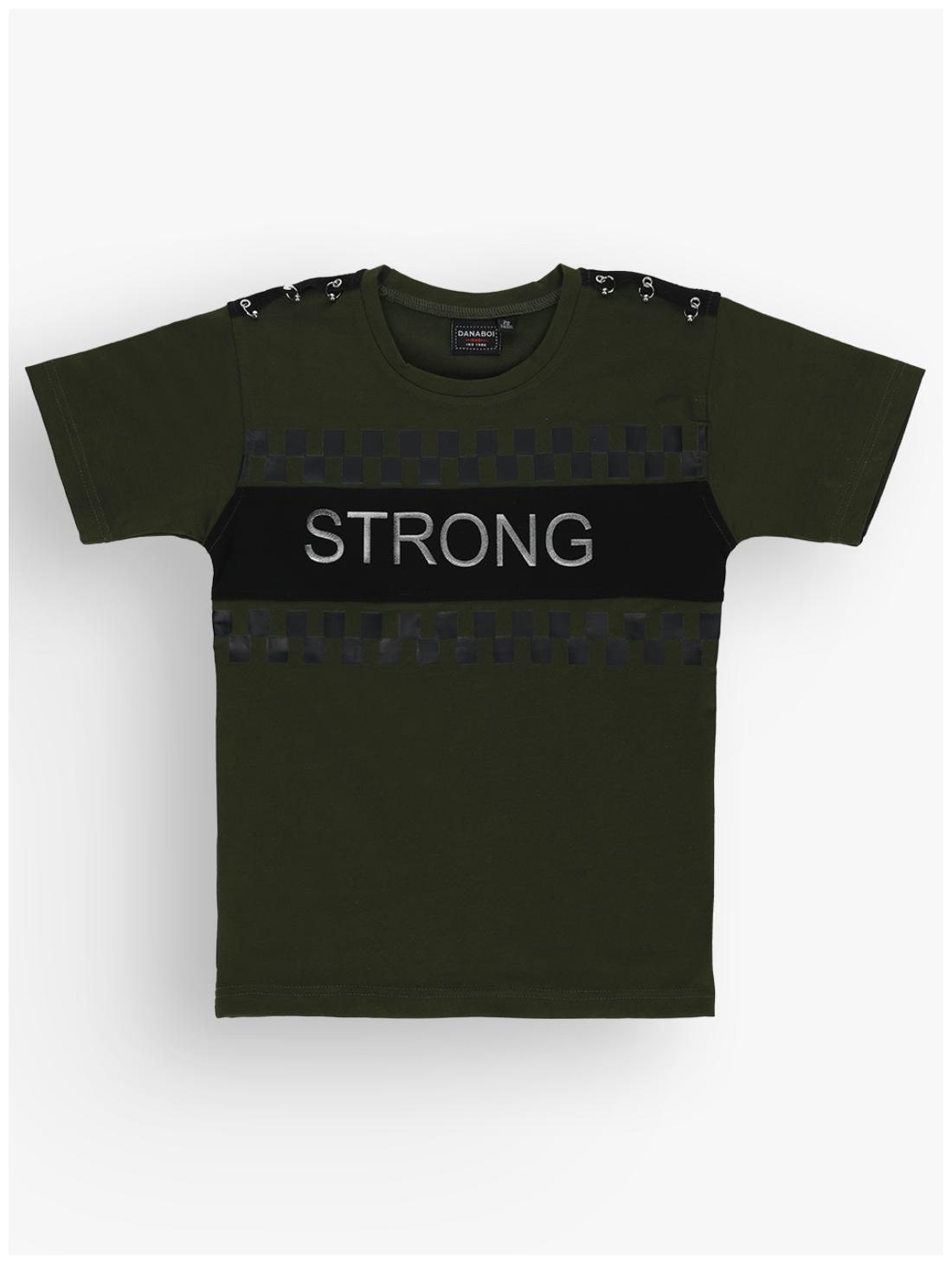 

DANABOI Boy Cotton blend Printed T-shirt - Green