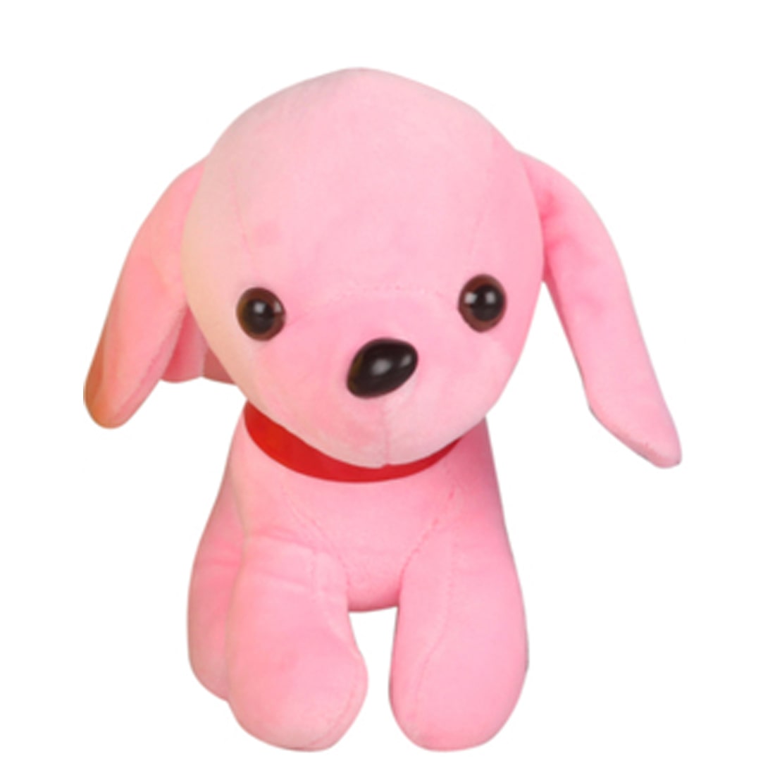 

Danr Soft Toys Puppy Dog Standing Bear For Kids With Colorful Ribbon (5112 Dog Pink)