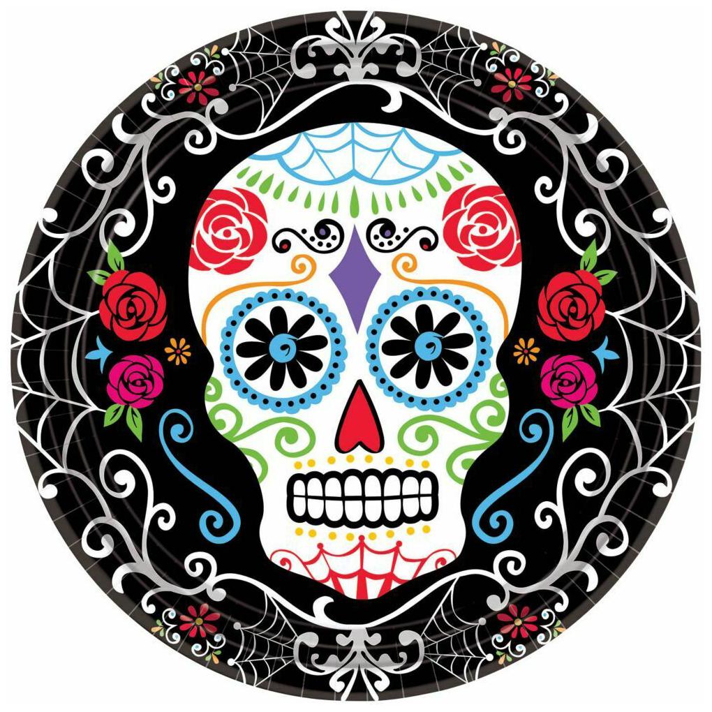 

Day of the Dead 10 5 Dinner Plates (18 Pack)
