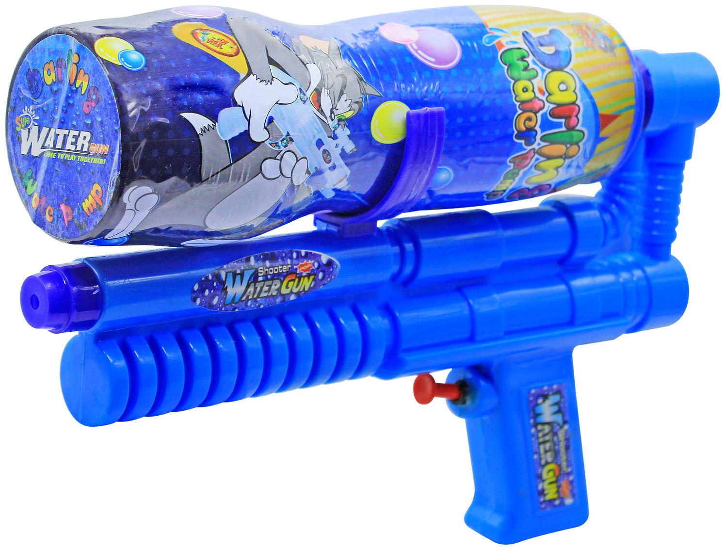 

Dealbindaas Holi Water Pichkari Shape Squirter Non-Pressure Pichkari Non-Toxic Plastic Toy - Blue