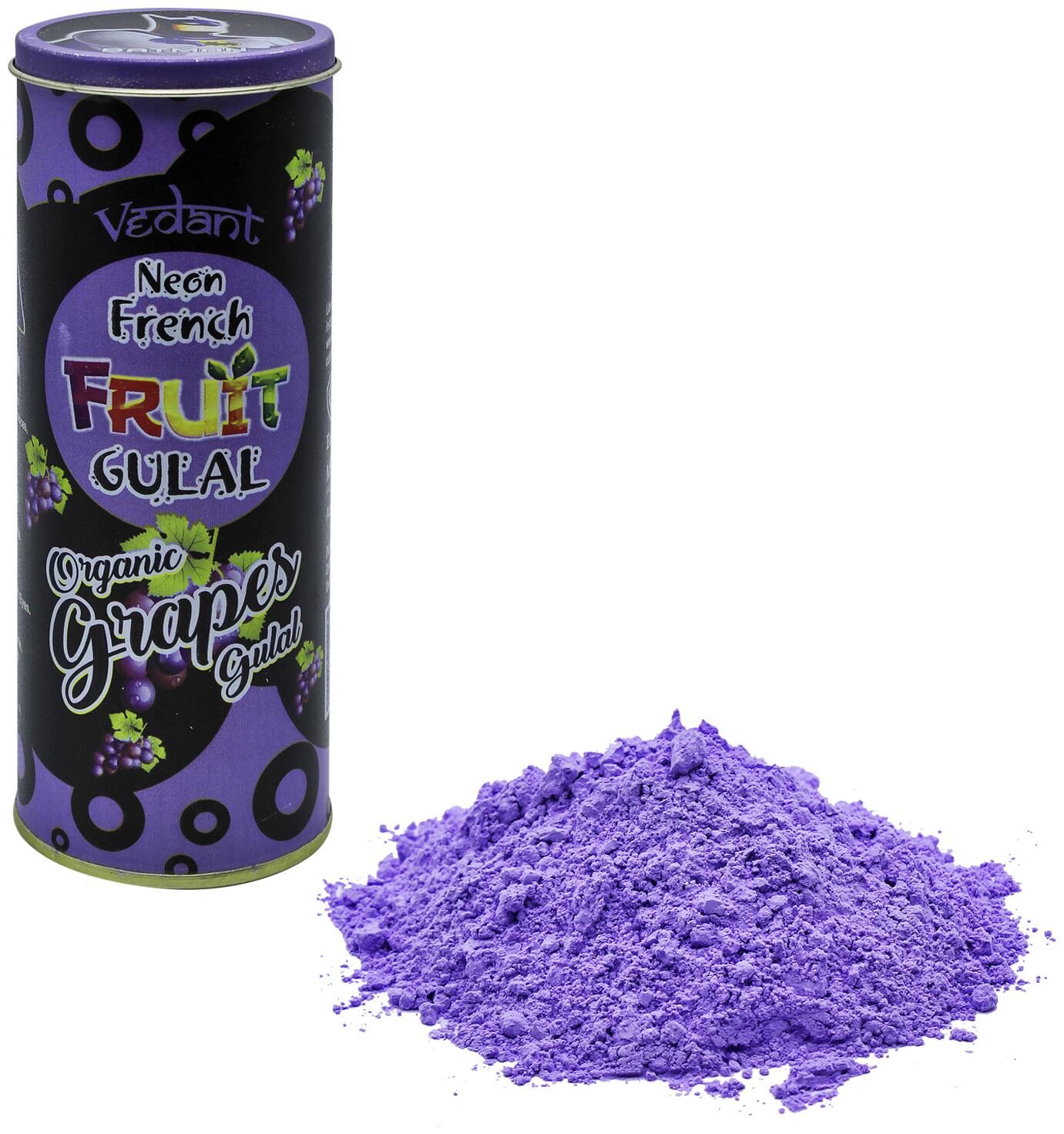 

Dealbindaas Vedant Organic Fruit Gulal Canister Non-Toxic Fresh Nature Fregnence Herbal Gulal 175gm- Pack of 1