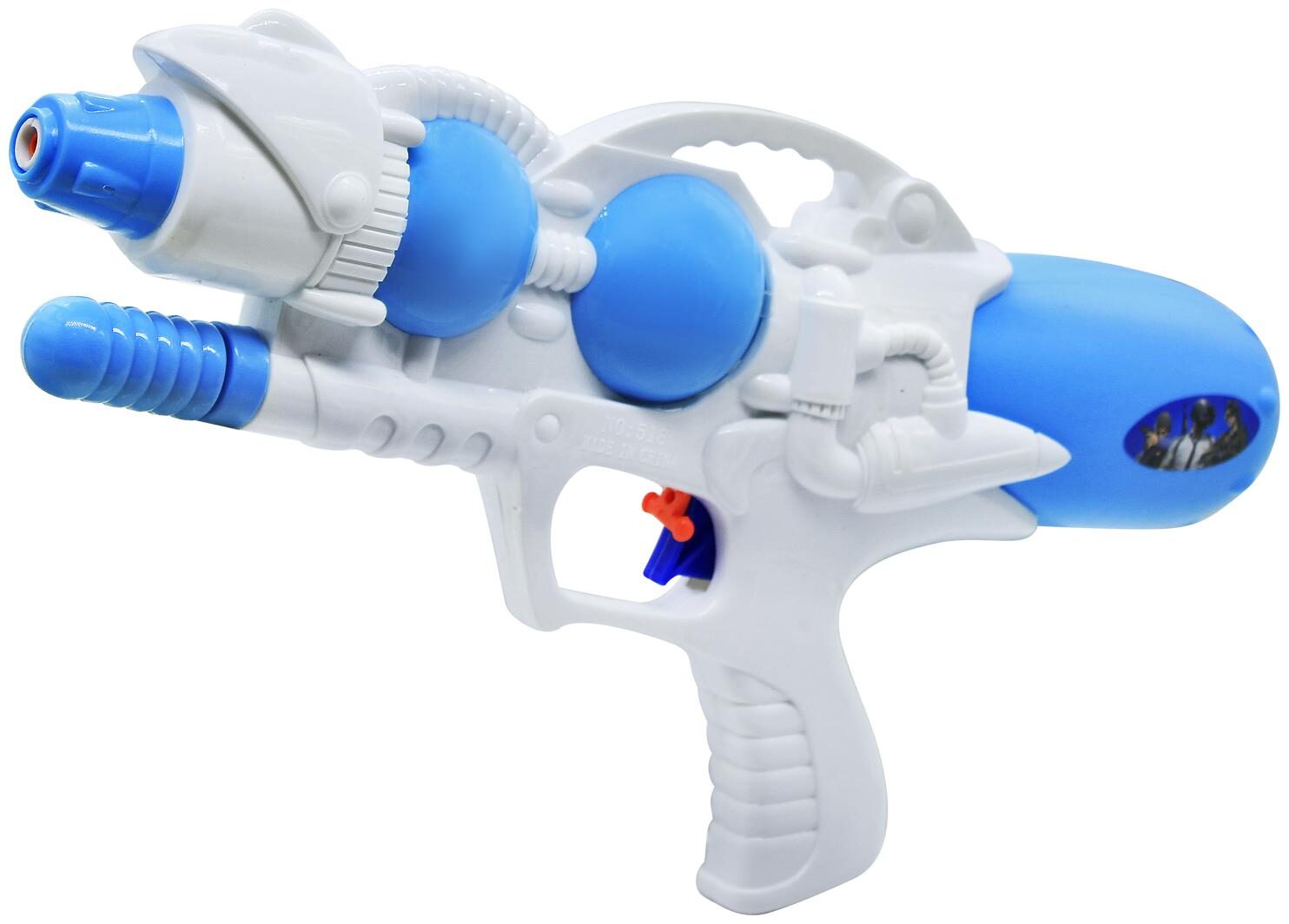 

Dealbindaas Holi Water Pichkari Shape Squirter Pressure Pichkari Non-Toxic Plastic Toy -White