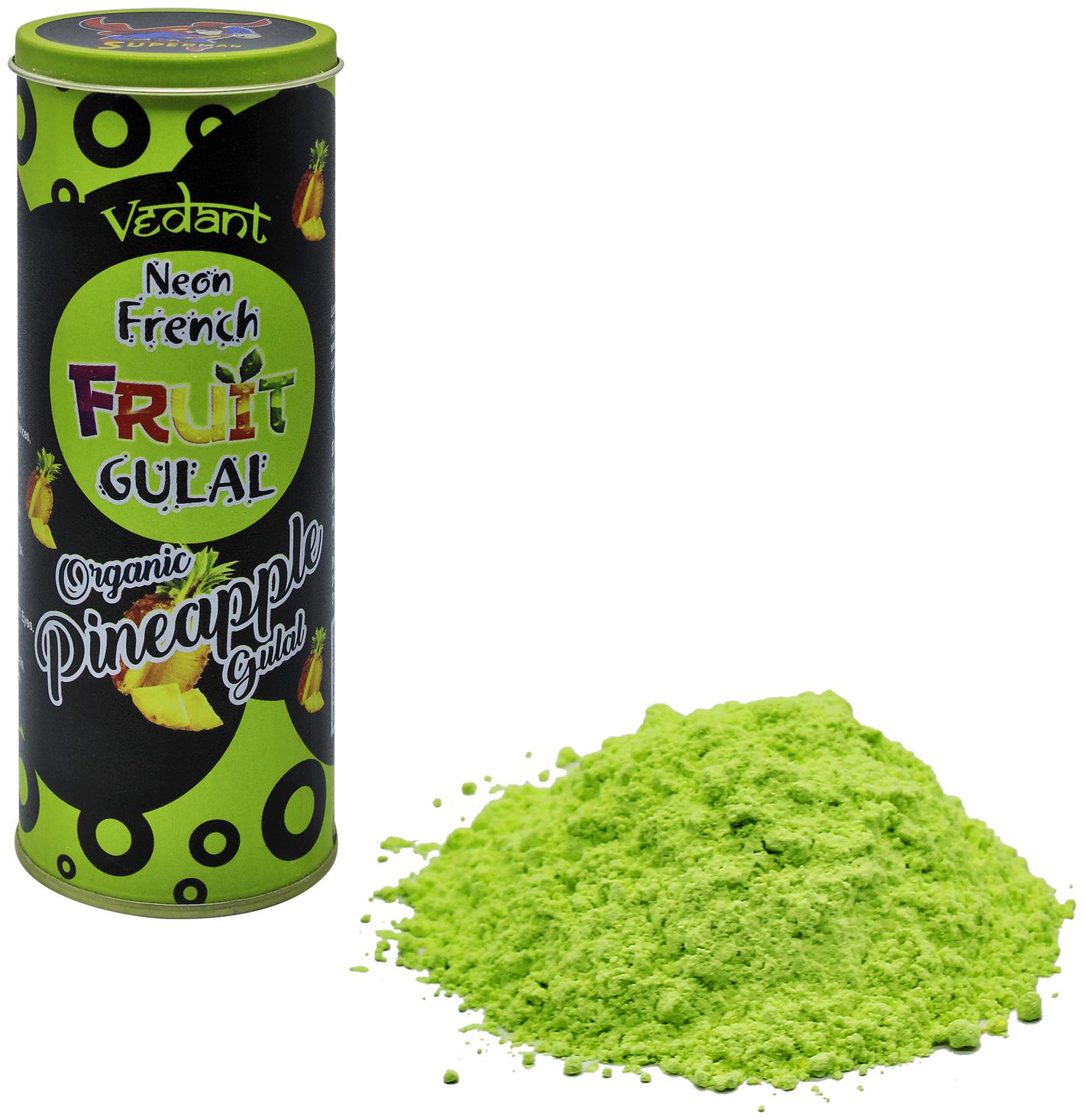 

Dealbindaas Vedant Organic Fruit Gulal Canister Non-Toxic Fresh Nature Fregnence Herbal Gulal 175gm- Pack of 1