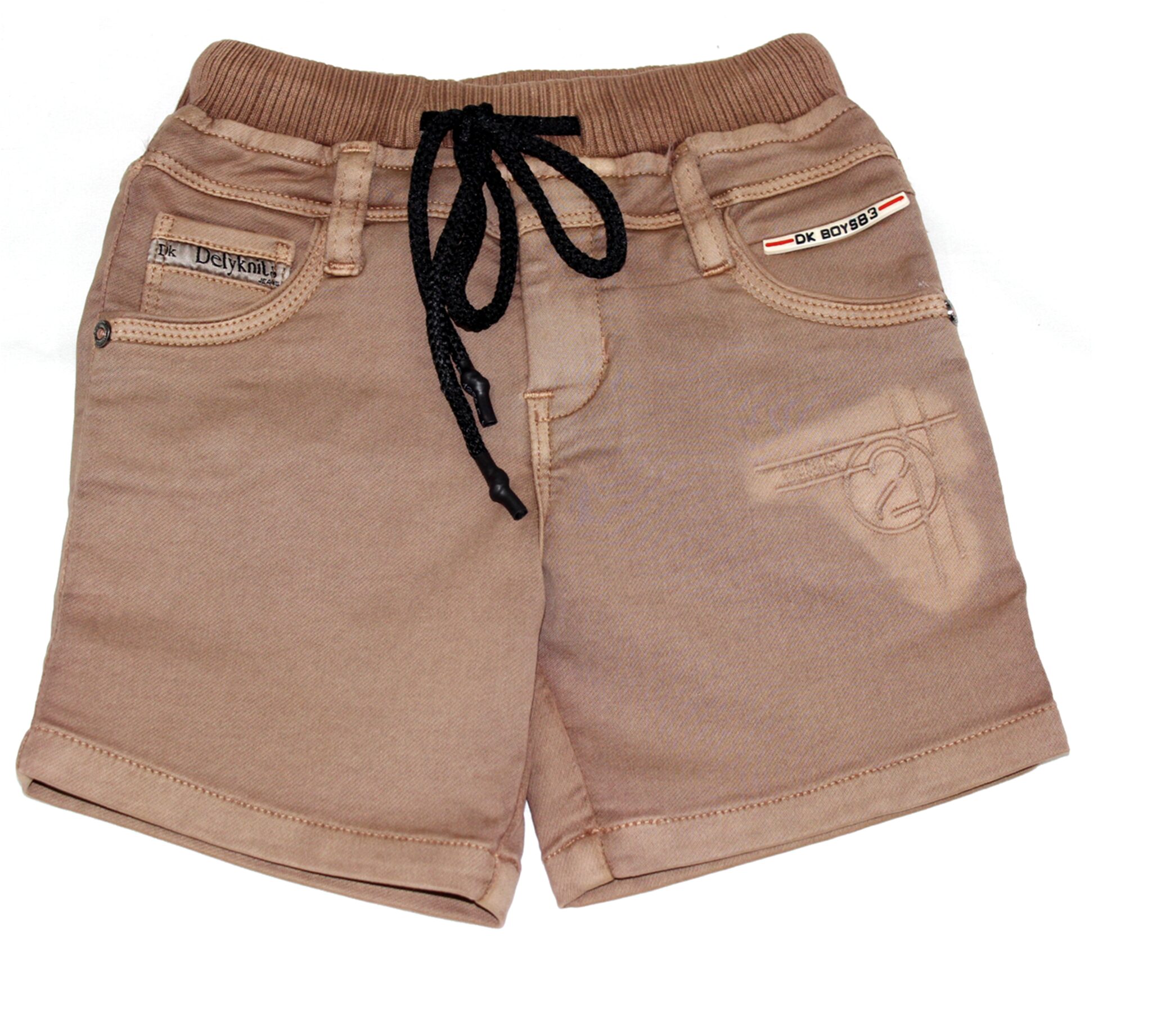 

Defyknits Cotton Blend Solid Brown Color Shorts For Boy