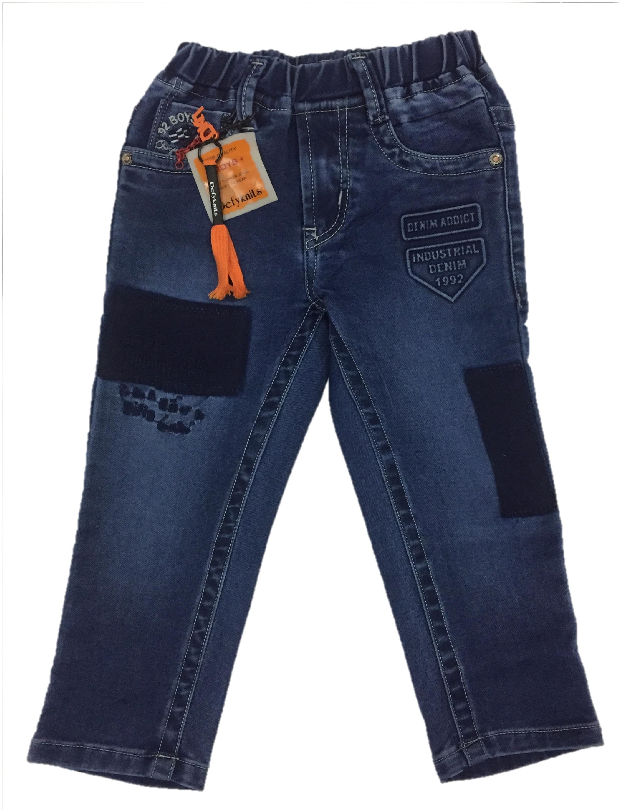 

Defyknits Boy s Regular fit Jeans - Blue