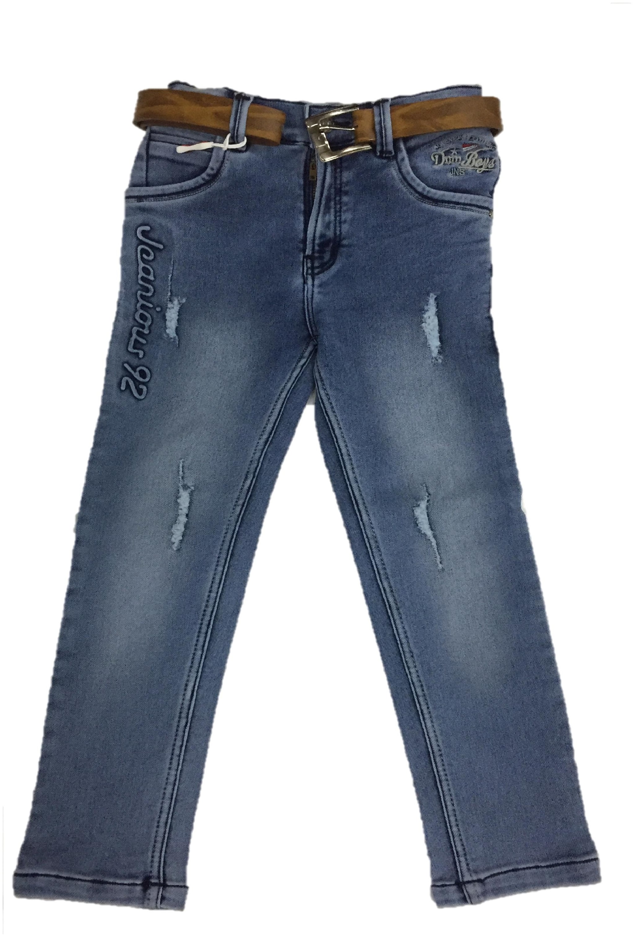

Defyknits Boy s Regular fit Jeans - Blue