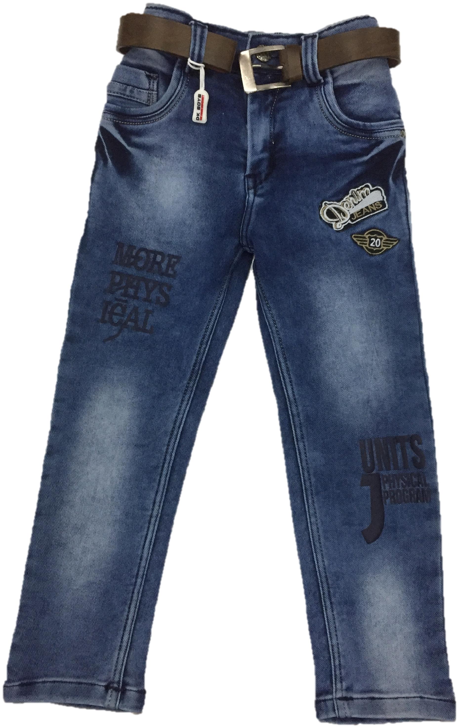 

Defyknits Boy s Regular fit Jeans - Blue