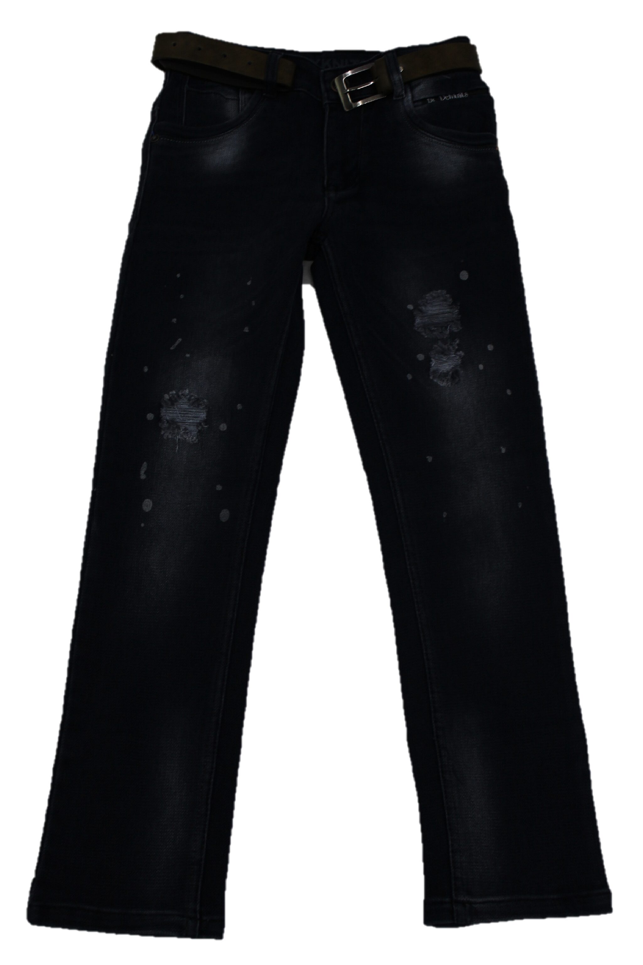 

Defyknits Boy s Regular fit Jeans - Black