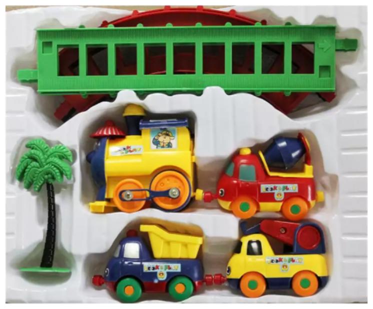 

Delhi Haat Cartoon Play Train Set Battery Operated Toy 294