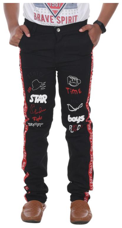 

DEMISE Boy s Regular fit Jeans - Black